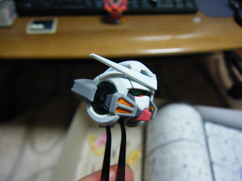 頭部がうまく組み上がったときには嬉しかったw