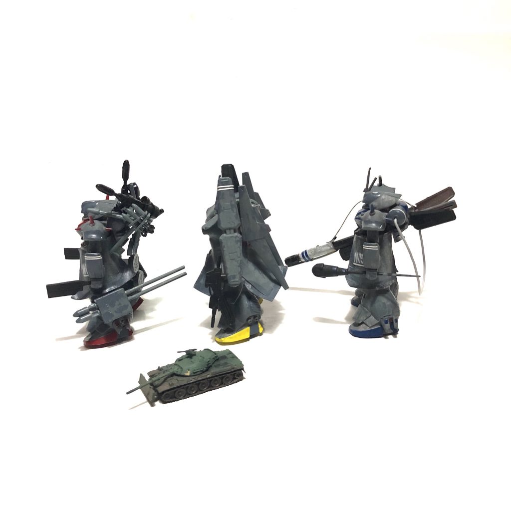 別名「シグナルゴブリン」と呼ばれる機動小隊で、それぞれレッドゴブリン、イエローゴブリン、ブルーゴブリンと呼ばれそれぞれのマラサイ別におよそ10名前後の特殊部隊(主な装備は、バイク、軽車両、装甲戦闘車両、ワッパetc)が随行し作戦をサポートする。