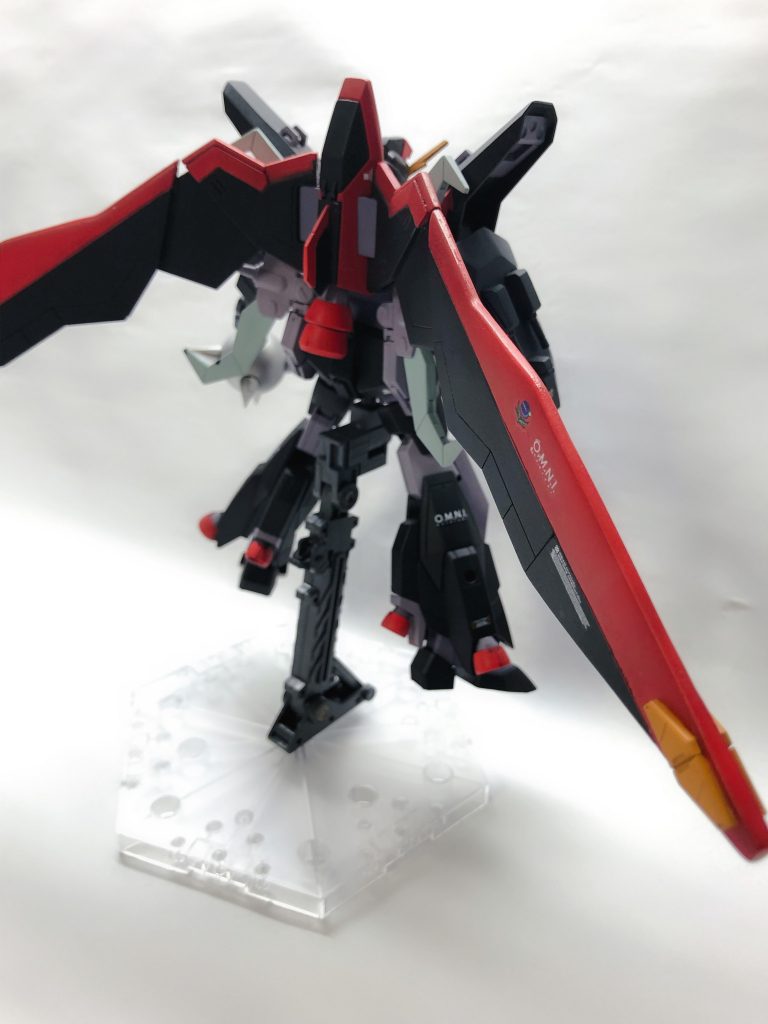 バックショット  結構スラスターを延長しました