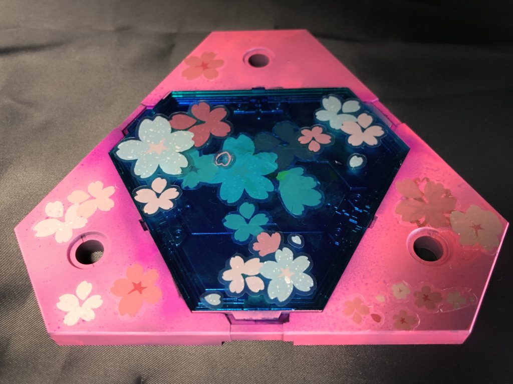 ダイバーギアも春色に塗装とデカールで桜を強く出せました(*´˘`*)♡