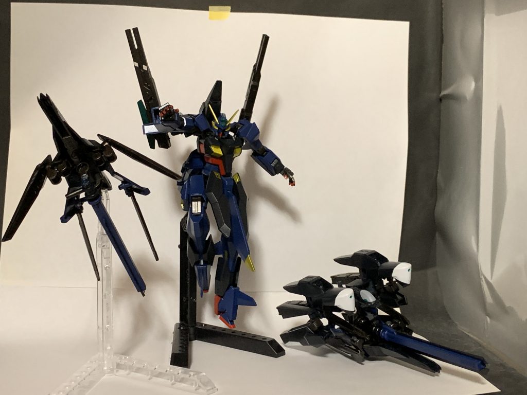 GNコンポジット・シールド・ブースターは差し替えなしで変形します
そして…