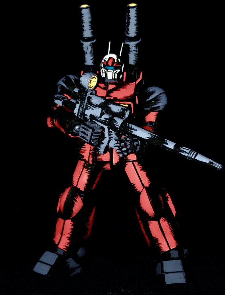 1/144 ガンキャノン アメコミイラスト風模型–3枚目/制作者：@j_gunaka