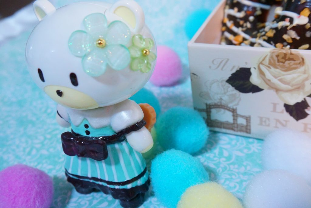 ↑髪飾りのお花も服の色に合わせてミントコーデ。
ミントカラーと、薄荷色(⑉︎• •⑉︎)♡︎