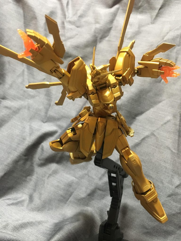 上段ゴッドフィンガーも可能
流石にこれ以上あげるとなると肩のデザイン大幅に変えるかバルガン周りオミットするしかなかったのでこれが限界です