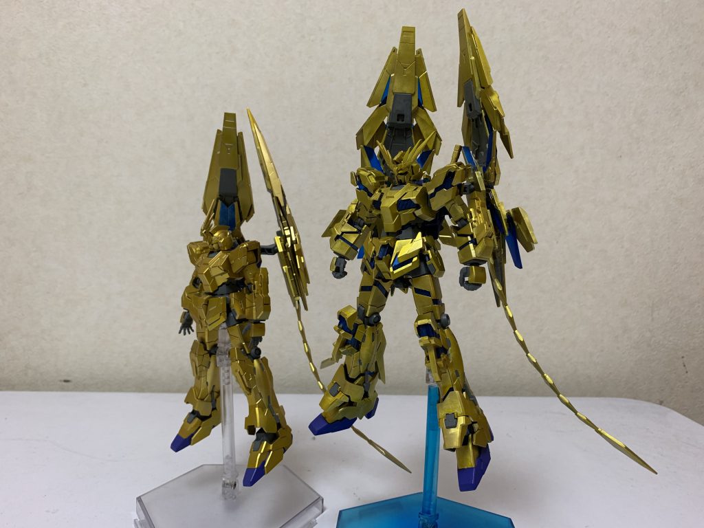 ユニコーンモードと比較。
金色の部分は前回のユニコーンモードより明るくなってます。