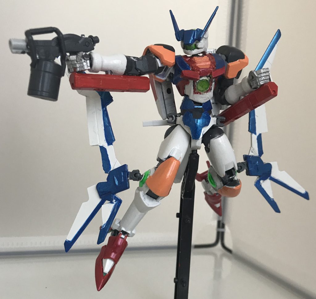 軽装装備。一応ノーマルサキブレにも出来る様にしています。