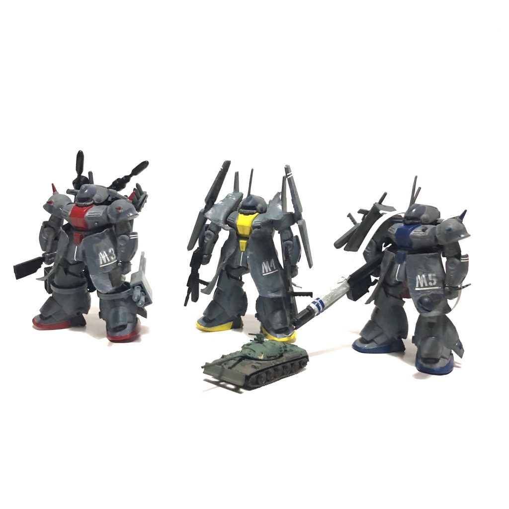 妄想宇宙世紀 
配属「ヌーベルソヴィエト第八機械化旅団」独自連邦として赤化を掲げる独立部隊で旧国家思想を掲げ国境線を拡大させる事が任務の強襲部隊。