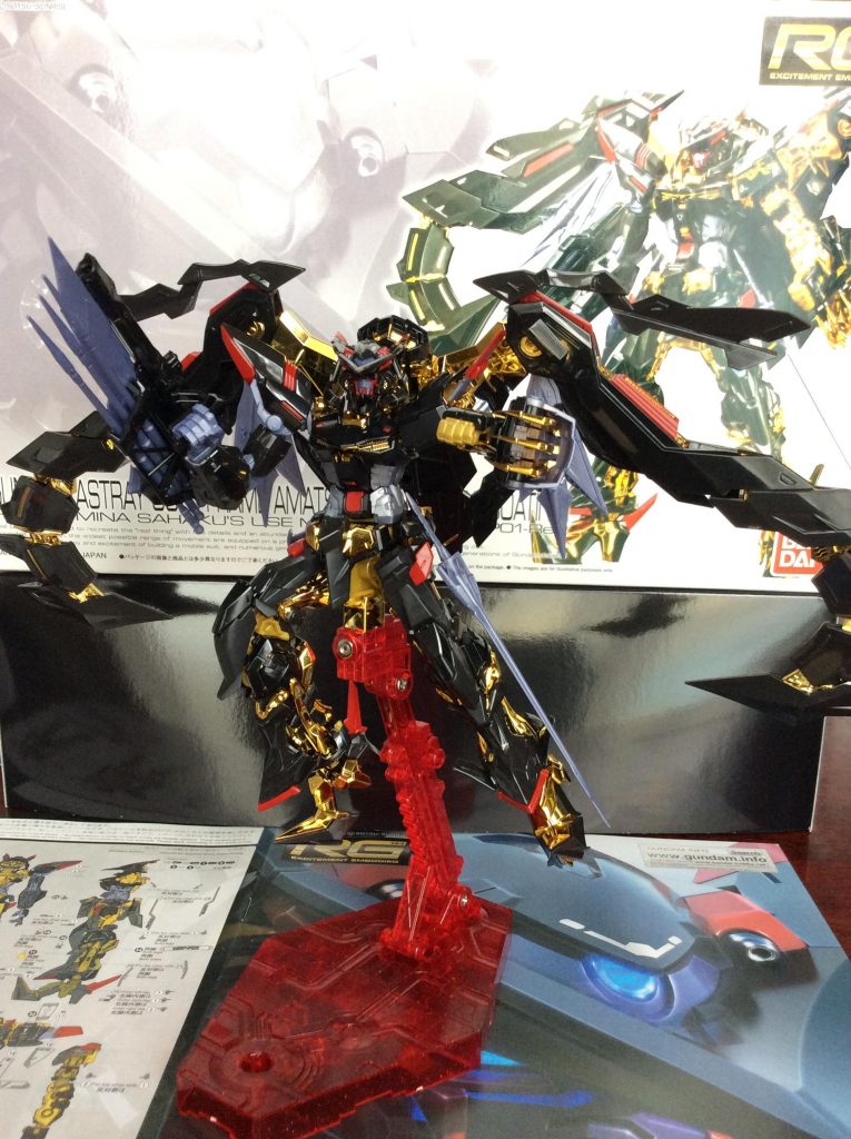 RG  1/144 ガンダムアストレイ ゴールドフレーム天ミナ[スペシャルコーティング]–3枚目/制作者：@TubakiAo_