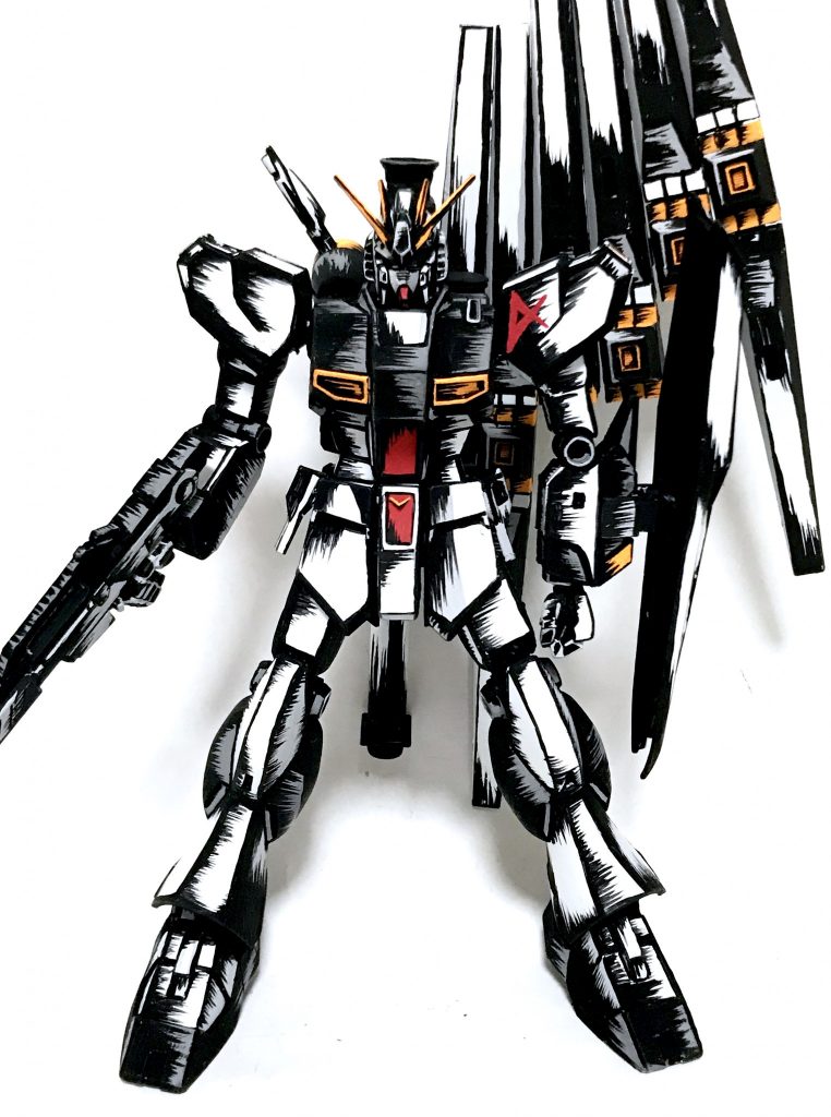 ニューガンダム アメコミイラスト風–4枚目/制作者：@j_gunaka