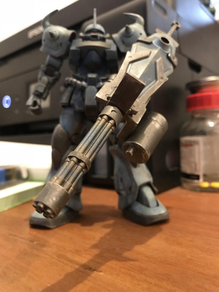 横着仕上げのガトリングシールド。