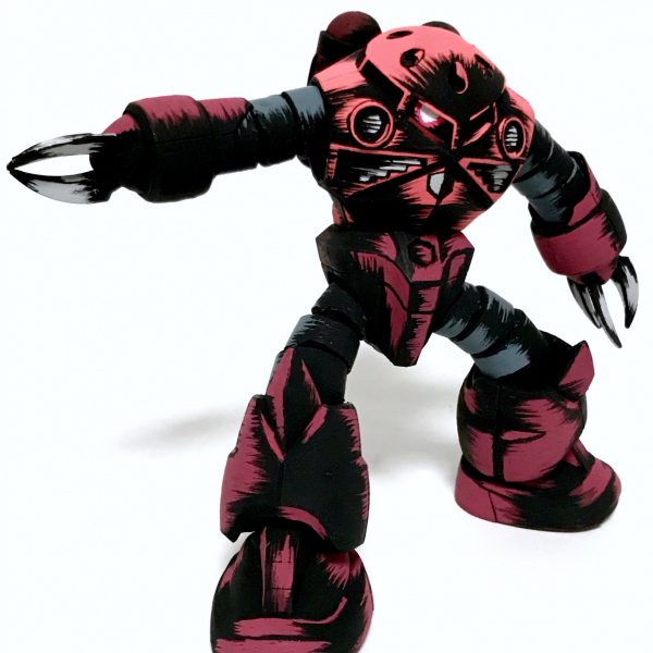 シャア専用ズゴック アメコミイラスト風