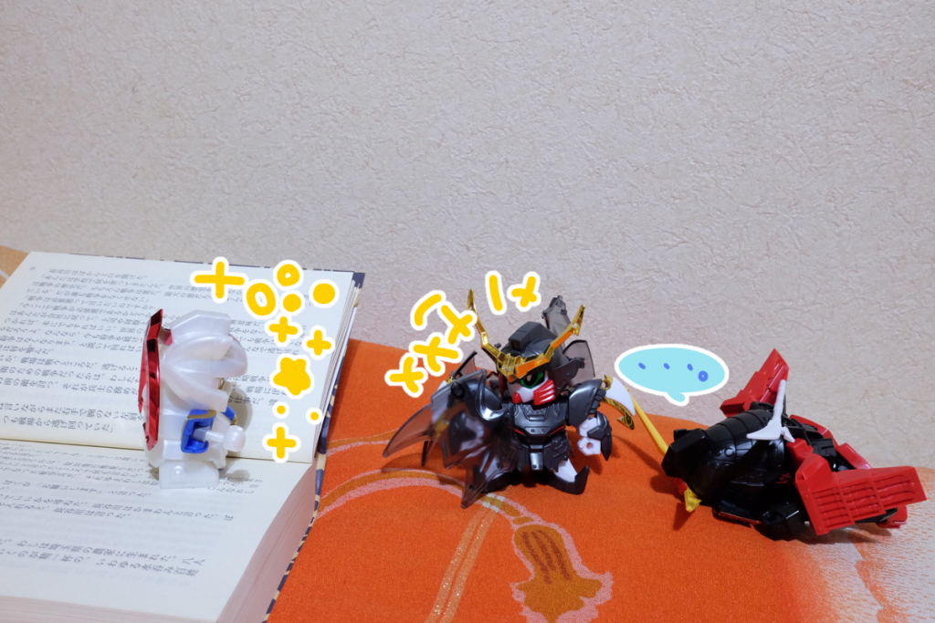 武者デス:ワカちゃーん、その本、何周した?
ワカ:7周終わりました!  今8周目に突入してますぅ!
武者デス:いいねえ〜、時の流れを残酷に指し示してくるね〜