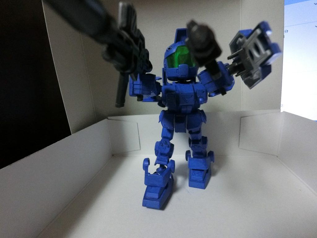 着地直後っぽく。あまり変わってない?これは失礼。