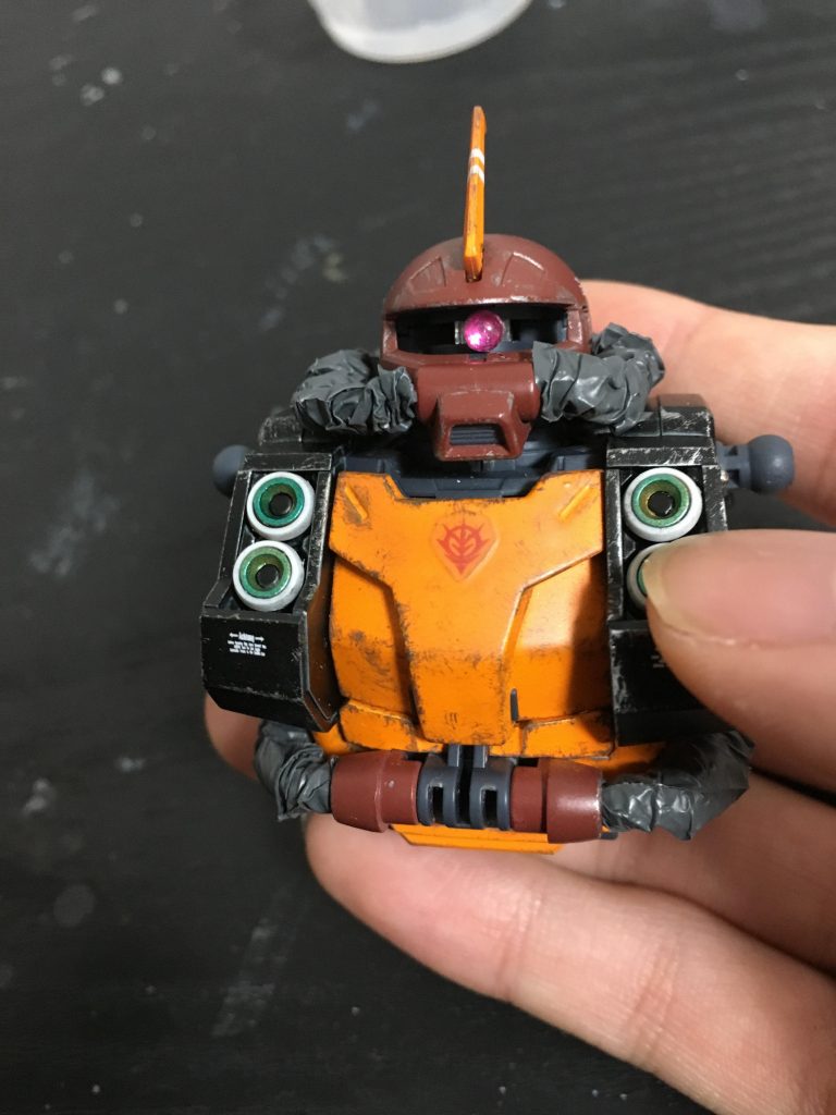 お腹の下の方のパーツをなくすハプニングも