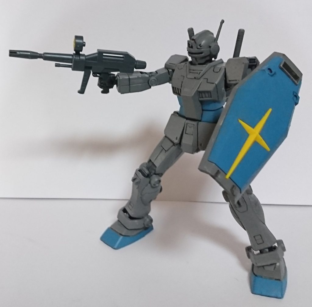 ＧＦＦ４号機を作成したときに余った武装とパックを装備させてジムキャノンをＦＡのパーツで改造したのでこっちはＧ-3仕様にしてみました