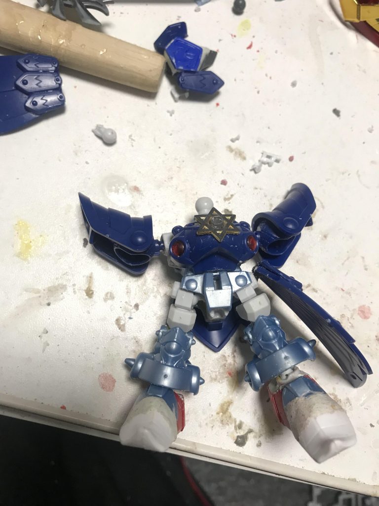 LGBB規格にCSフレームを組み込んで、可動域を上げています