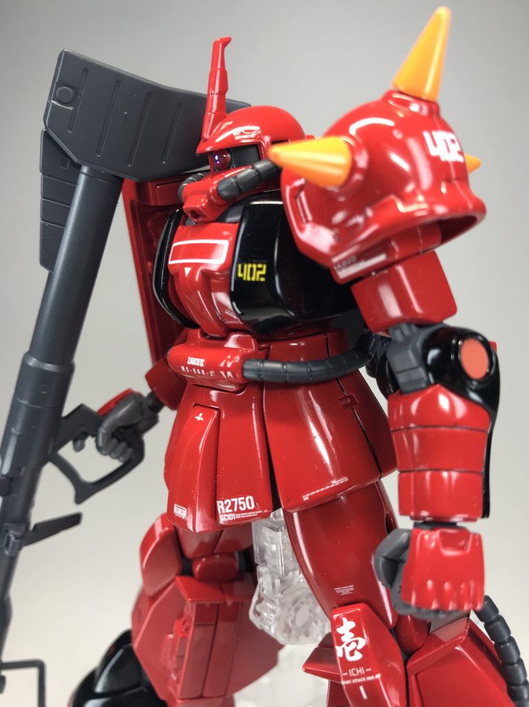 HG 【MS-06R-2 ZAKU2】ソリッドグロス&マット仕上げ–3枚目/制作者：モルガナ