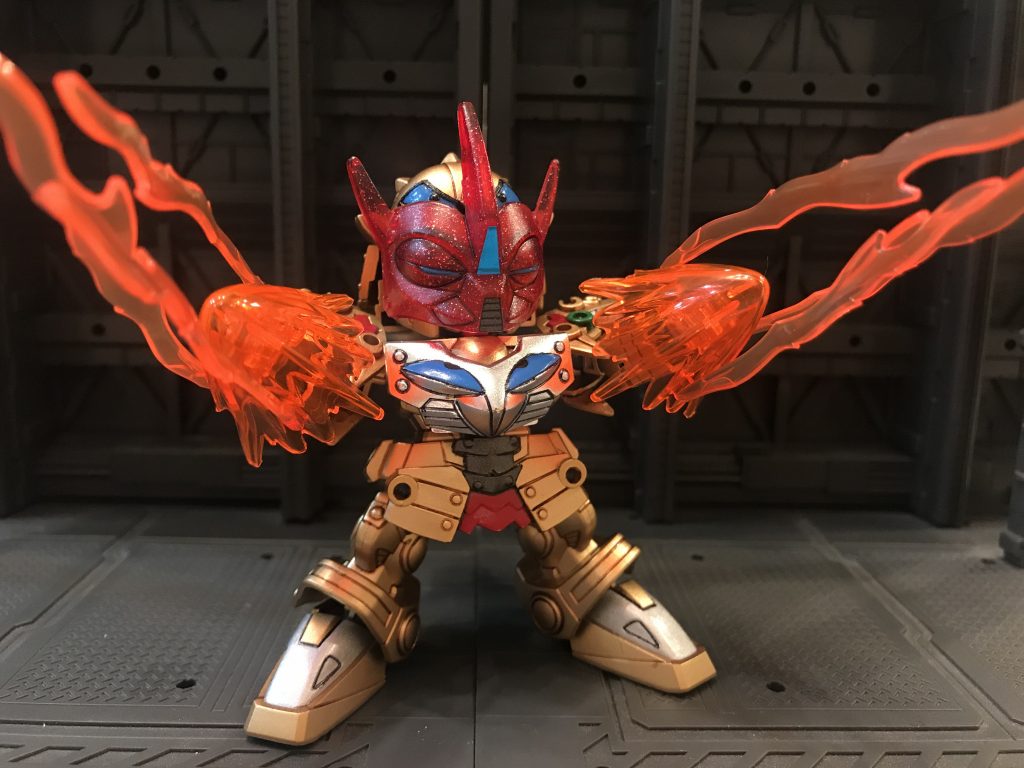 あの謎の「手から出るビーム」を再現すべくエフェクトパーツをつけられるようにしてます。