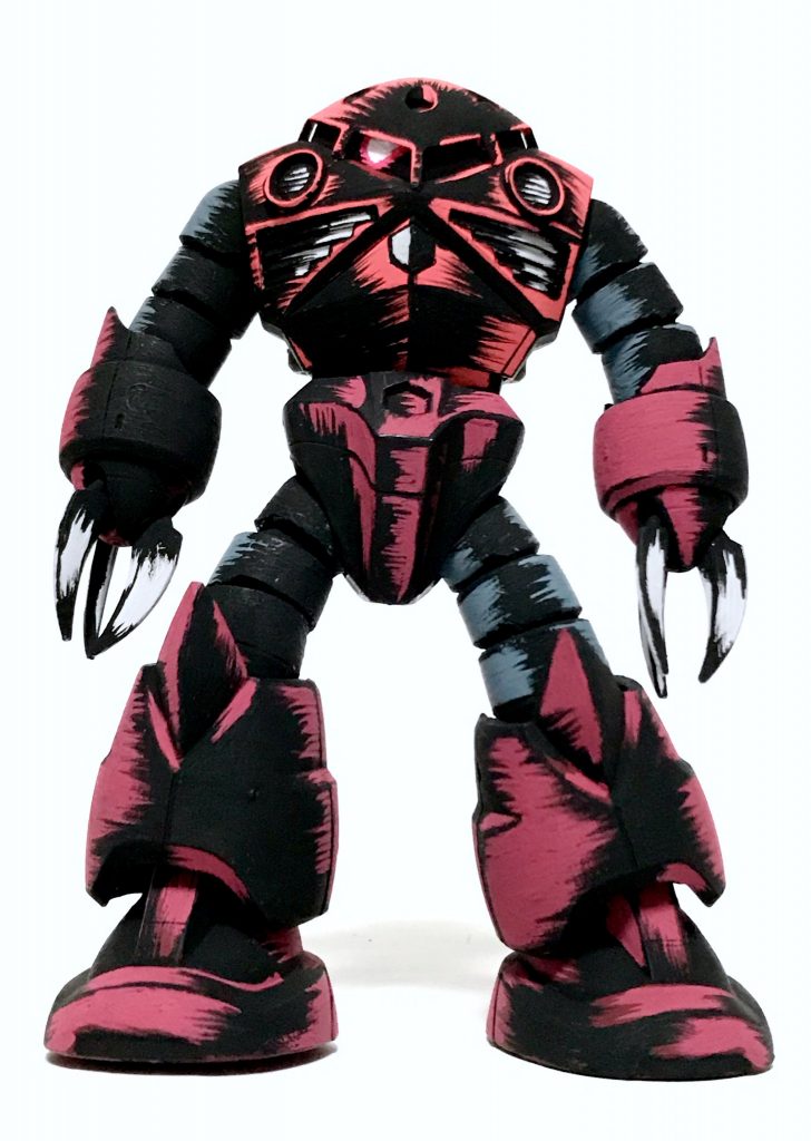 シャア専用ズゴック アメコミイラスト風–5枚目/制作者：@j_gunaka