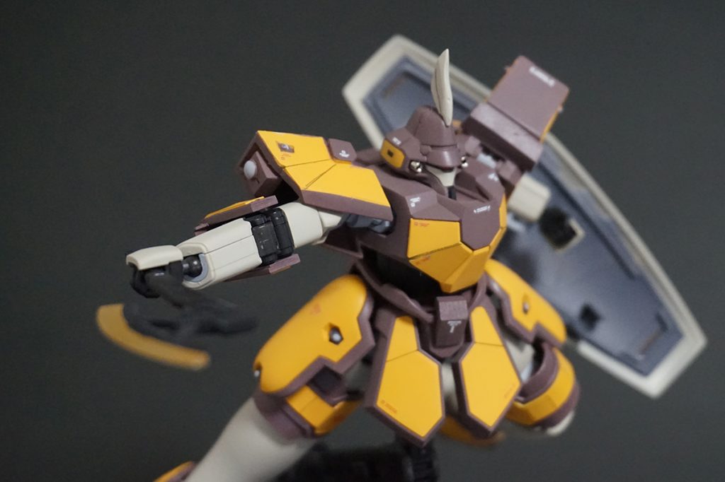 ヒートホークを構えて