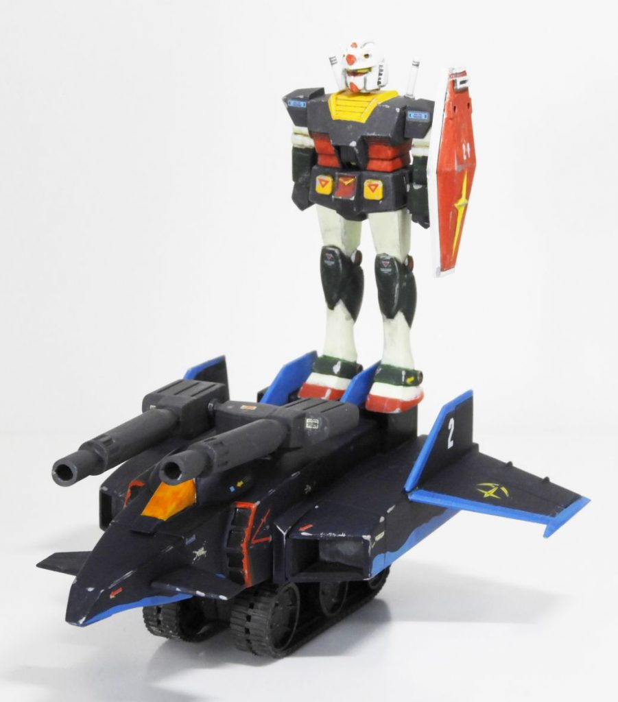 1/250　Gファイターとガンダム–2枚目/制作者：9kit