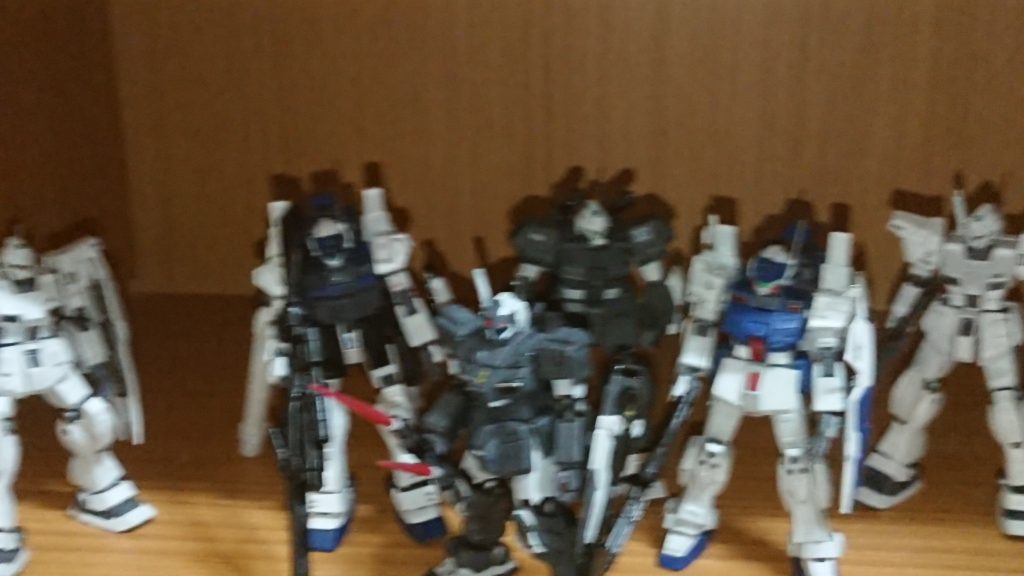 そしてこれが、我らが部隊の一つであります。

まぁ、もう一つのジム砂2は挙げてありますので省きますねー(笑)