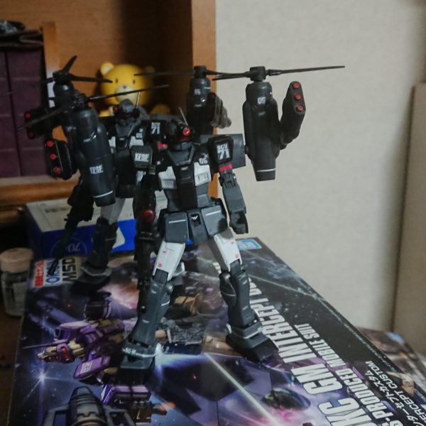 ジムインターセプトカスタム 大気圏空中仕様