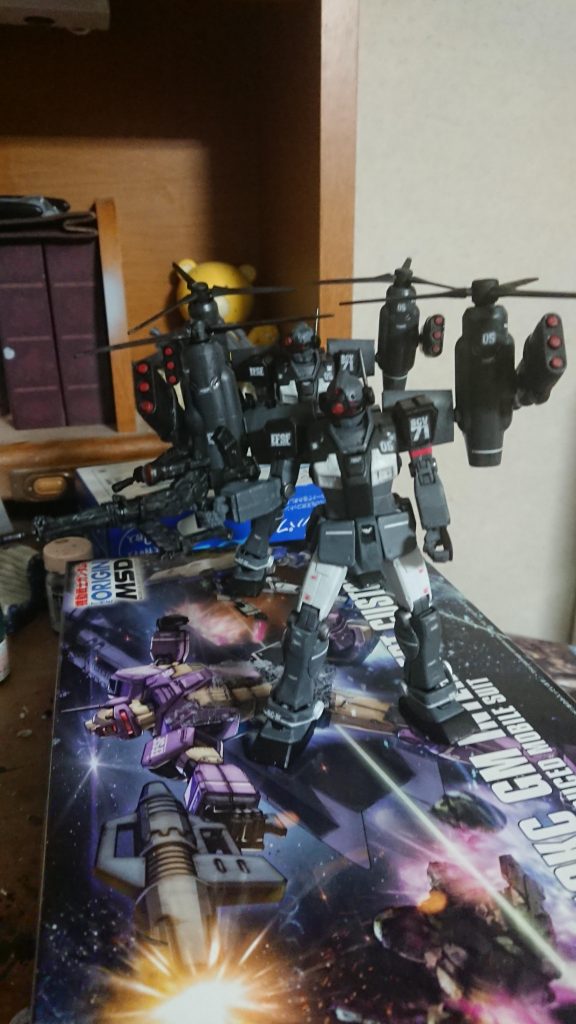 ジムインターセプトカスタム 大気圏空中仕様–2枚目/制作者：トッシー