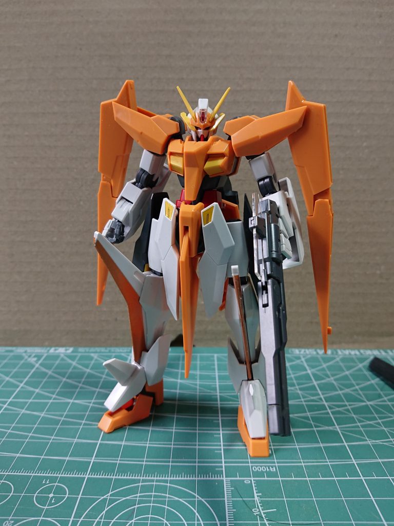 素組シール貼りのみのものとの比較。正面