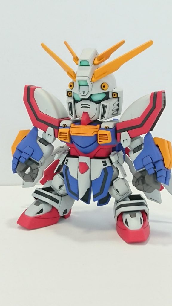 プロポーション的にはあまり頭身が高くならないようにキットパーツを活かして製作してます。