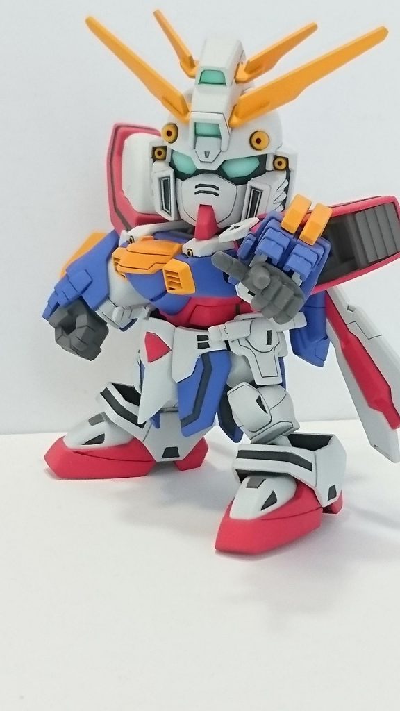 全勝宣言。
と思ったら全勝宣言の場面でゴッドガンダムは移ってなかったのでゴッドシャドーの後かも？