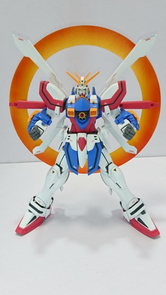 ハイパーモード時に顔が隠れるので首の延長と胸部カバーを下側にスライド出来るようにしました。