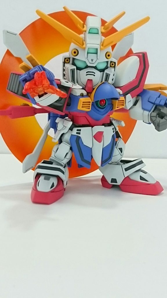 ゴッドフィンガーはクリアカラーとパールカラーでグラデーション塗装。