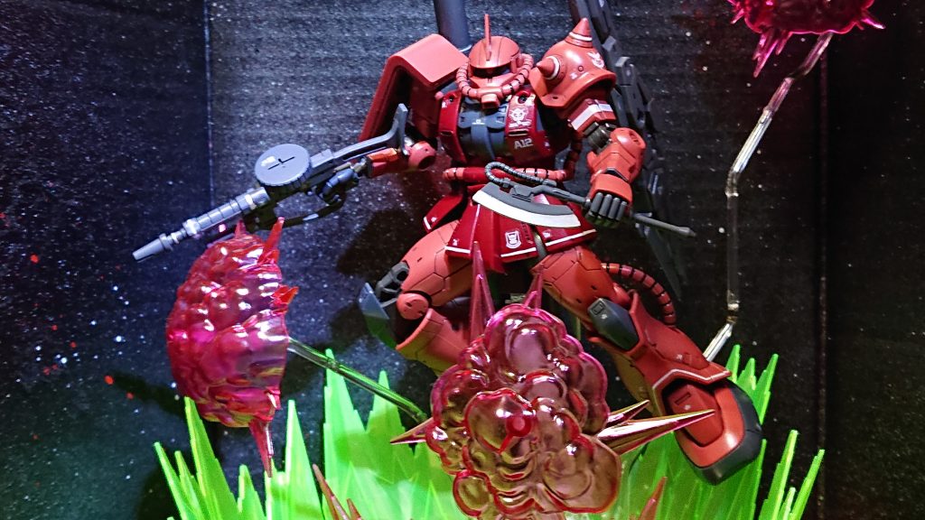 MS-06S シャア専用ザクⅡ 赤い彗星Ver. (バリスティックウエポン装備)–5枚目/制作者:★たっちゃん★【紅の彗星】