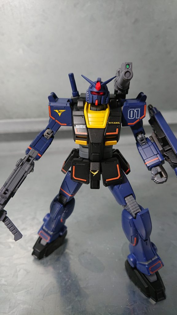 HG 局地型ガンダム(北米線仕様)ティターンズカラーリング–6枚目/制作者：ばじーな