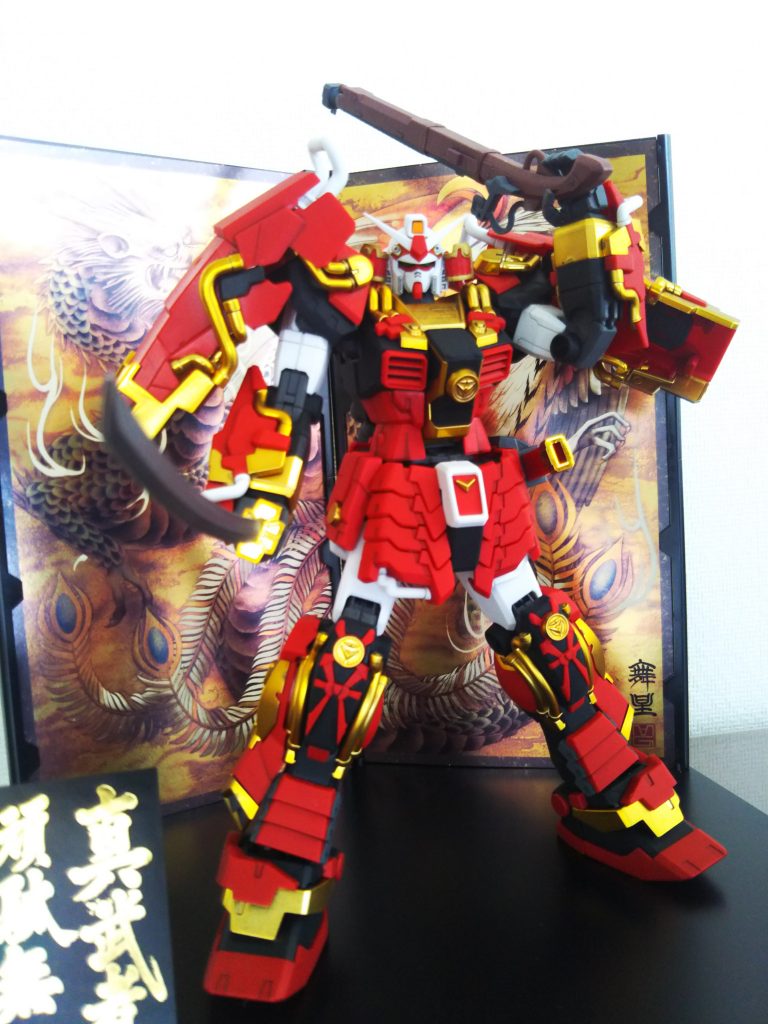 屏風があると、とても迫力が出ますね！
このセットを買って良かったと思える、個人的なポイントです。