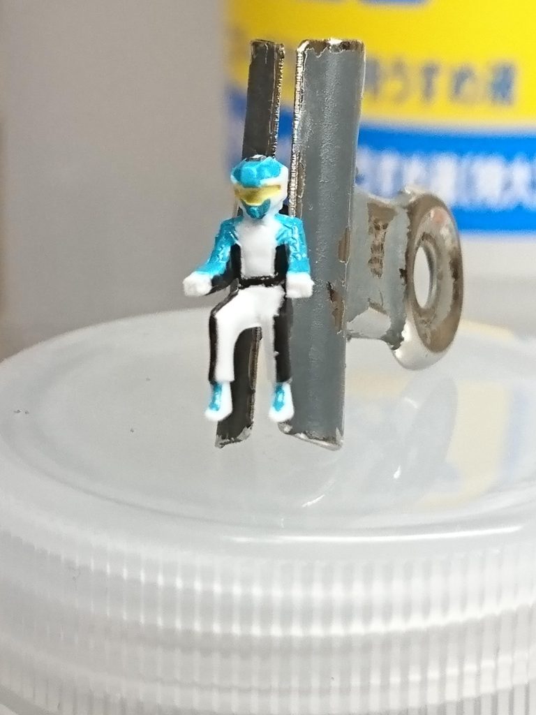 もちろんパイロットも塗りました！キラ君です