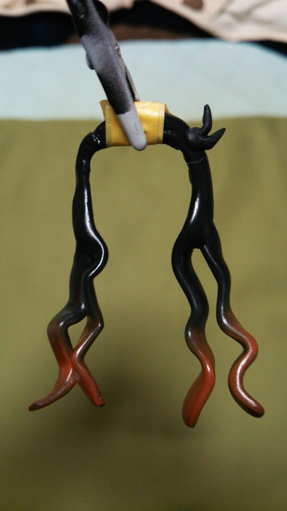 今回から初のエアブラシを導入しました!エアブラシと筆塗りの併用で進めます。