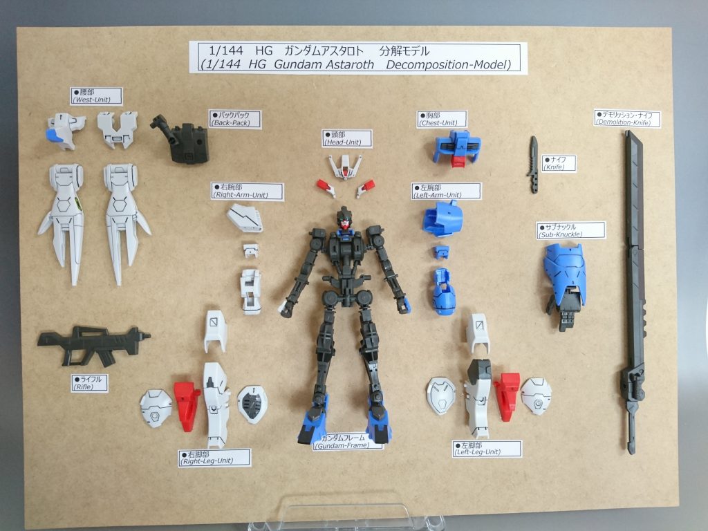 HGアスタロト～分解モデル–4枚目/制作者：滝 由佳理