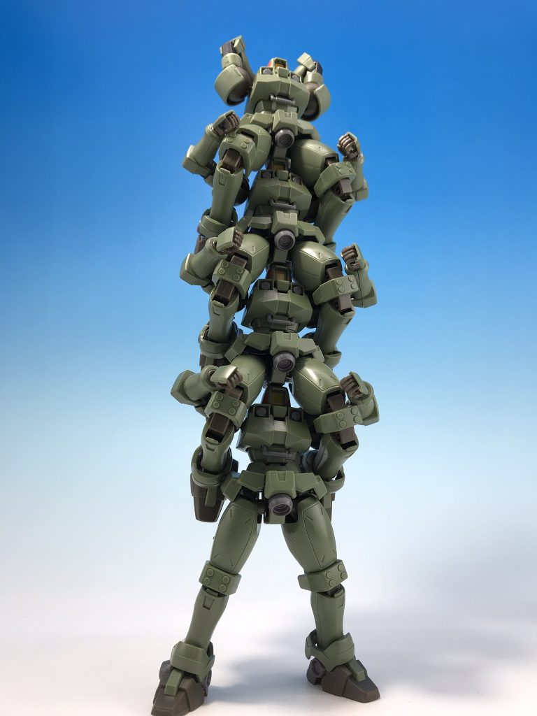 スミ入れつや消し前の写真(のはず)なので制作工程と言い張る。以上、最後までご覧くださり、ありがとうございました!