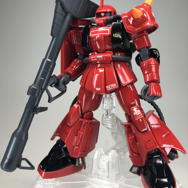HG 【MS-06R-2 ZAKU2】ソリッドグロス&マット仕上げ