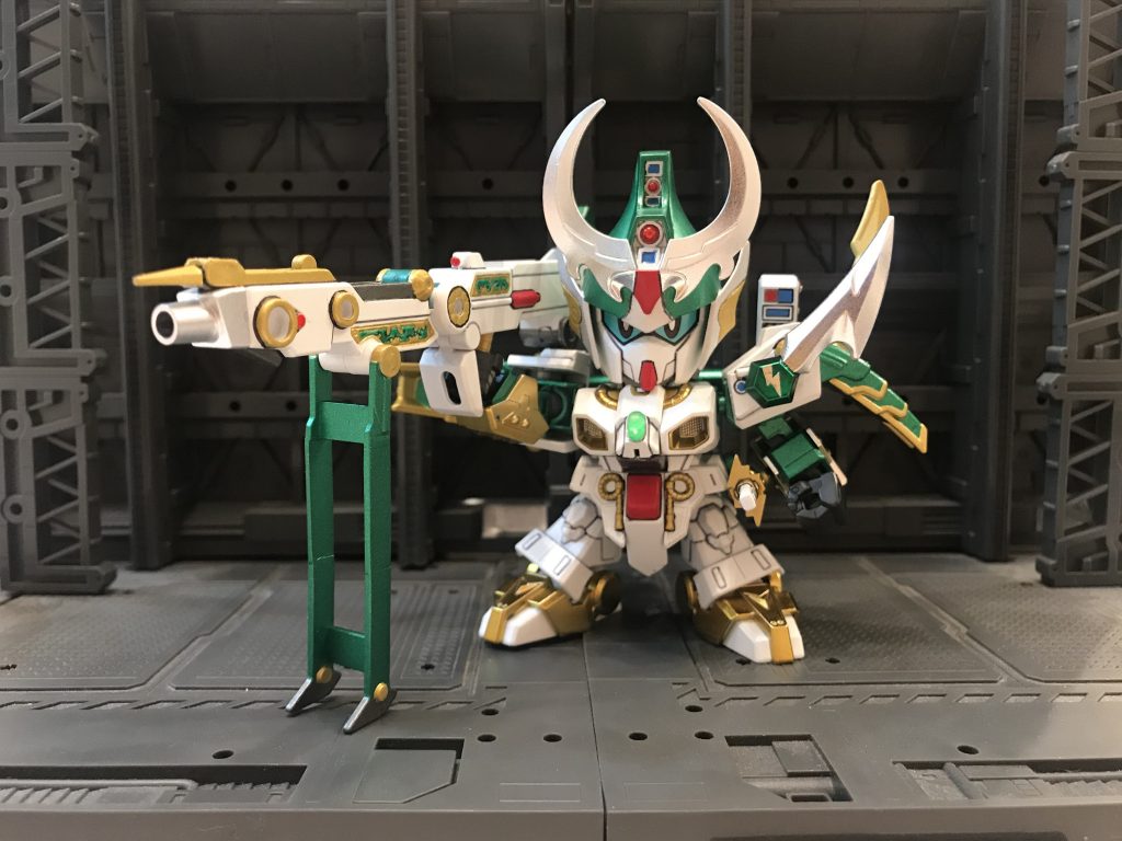 緑は当時の成型色を意識してメタルグリーンっぽい感じで塗装してます。