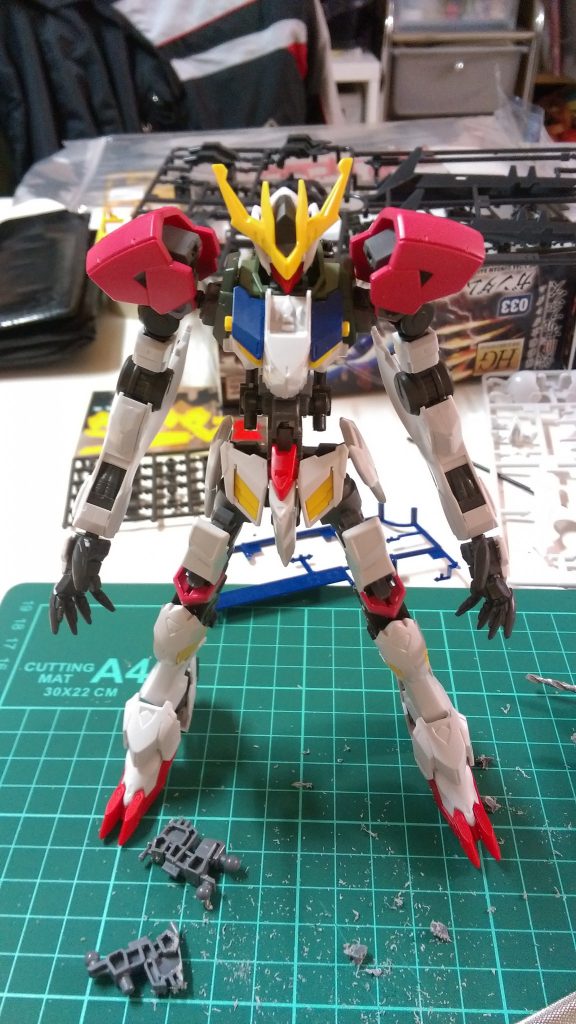 腿や胴体の延長をと思っていたら、大型化が進み、、