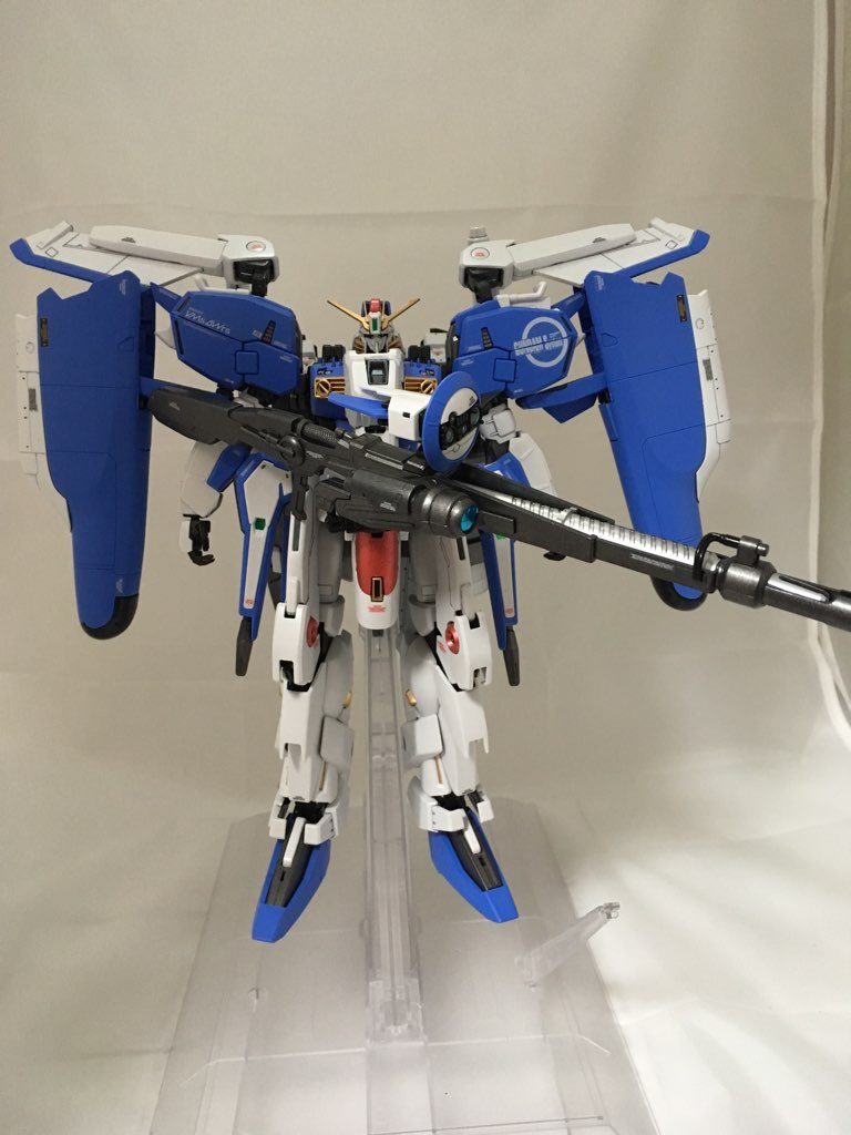 MG 1/100　EX-S　GUNDAM　　/　　S　GUNDAM　　完成品　　令和元年最新作–2枚目/制作者：ひつじ