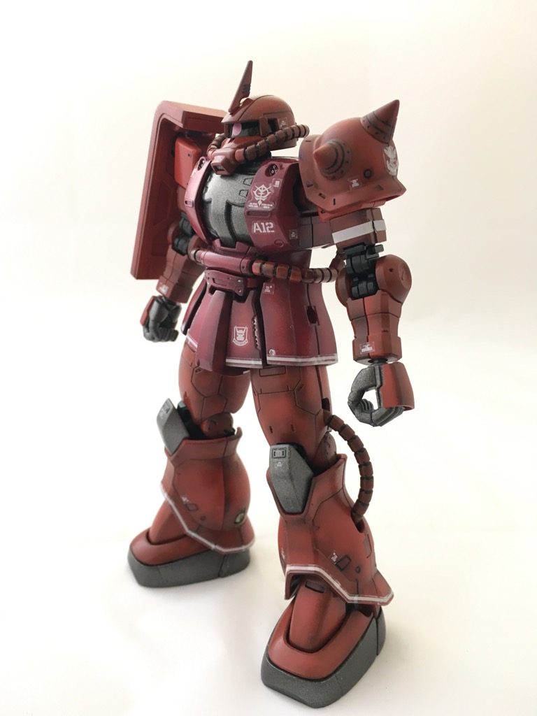 軽いウェザリング塗装で仕上げてみました