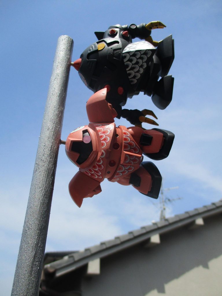 ♪屋根より高い鯉登り～・・・ん？ 鯉？–2枚目/制作者：@magi_chu