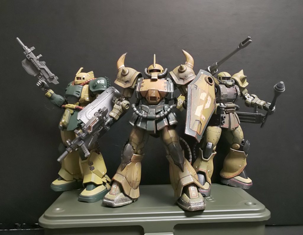 陸戦トリオ♪
サンドカラー萌え。