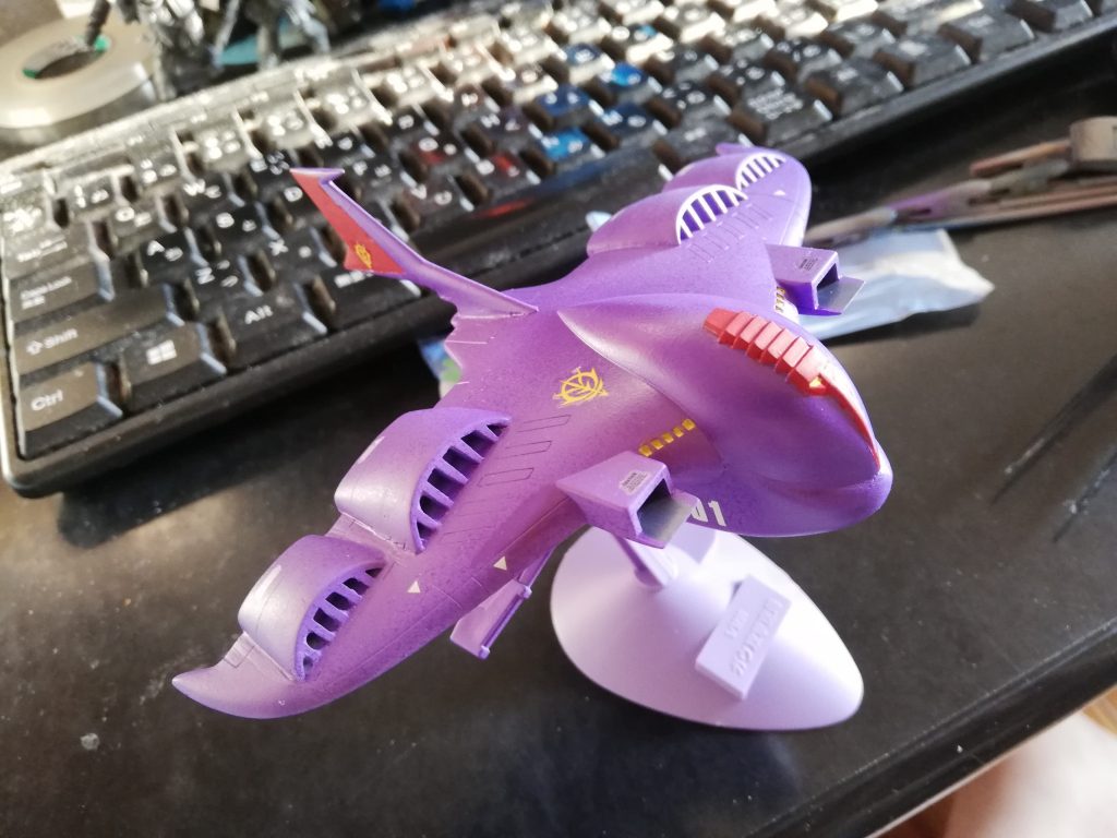 シャドウ入れる前。シタデルカラーの隠蔽力は素晴らしいですな。