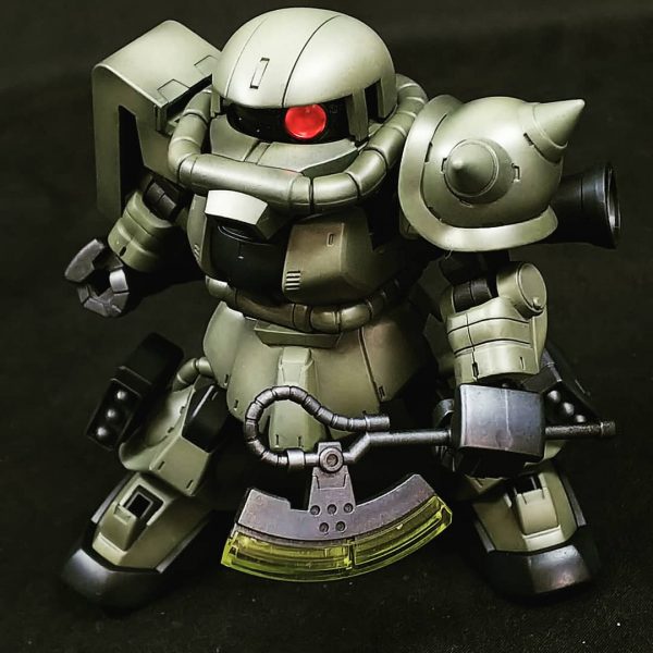 SDリハビリ・ザクⅡ完成