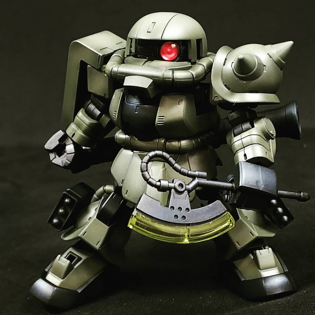 このザク、イケメン。